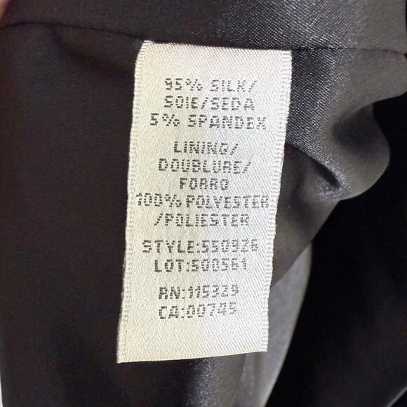 Badgley Mischka Bandage Shutter Pleat Silk Dress - Picture 6 of 6